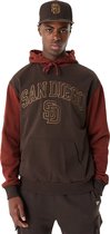 New Era Mlb Team Patch Os San Diego Padres Hoodie 60424436 - Kleur Bruin - Maat S