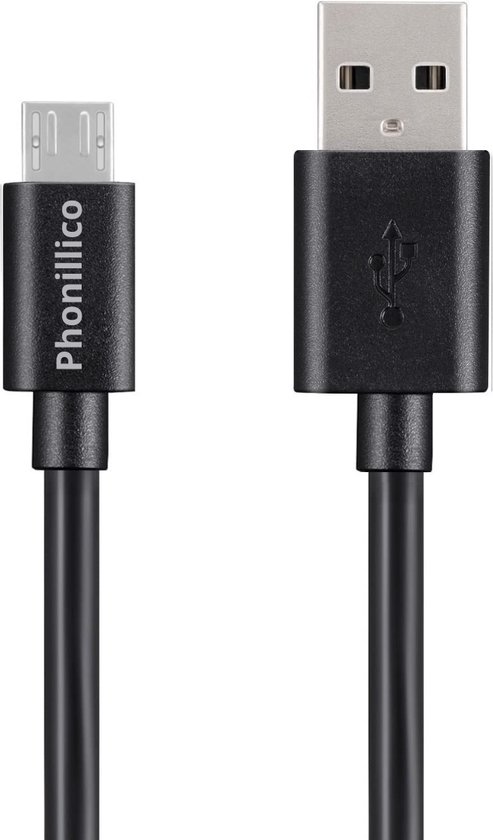V-TAC VT-5331 Micro-USB naar USB Kabel - 1 meter - zwart