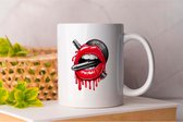 Mug Smackers - Funny - Hilarant - Comédie - Humour - Lips - Drôle - Rire - Hilarant - Comique
