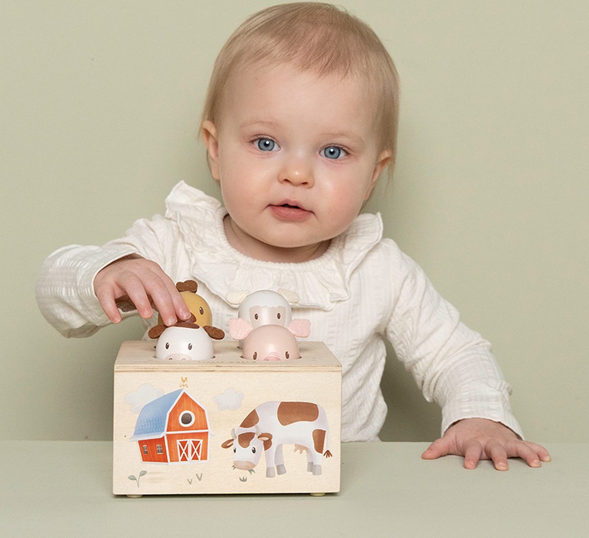 Little Dutch Pop-up speelgoed Little Farm FSC — afbeelding 5