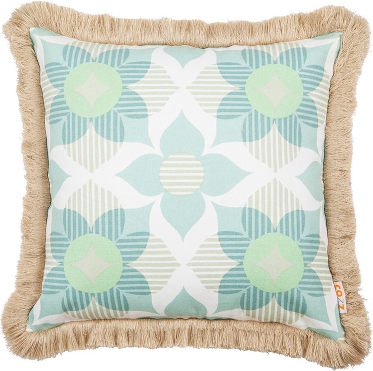 Linen & More Jamy Lee Kussen | 50 X 50 | Sierkussen Voor Woonkamer Of Slaapkamer Bruin
