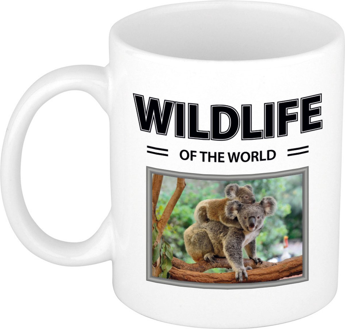 Dieren foto mok Koala - 300 ml - wildlife of the world - cadeau beker / mok Koala's liefhebber