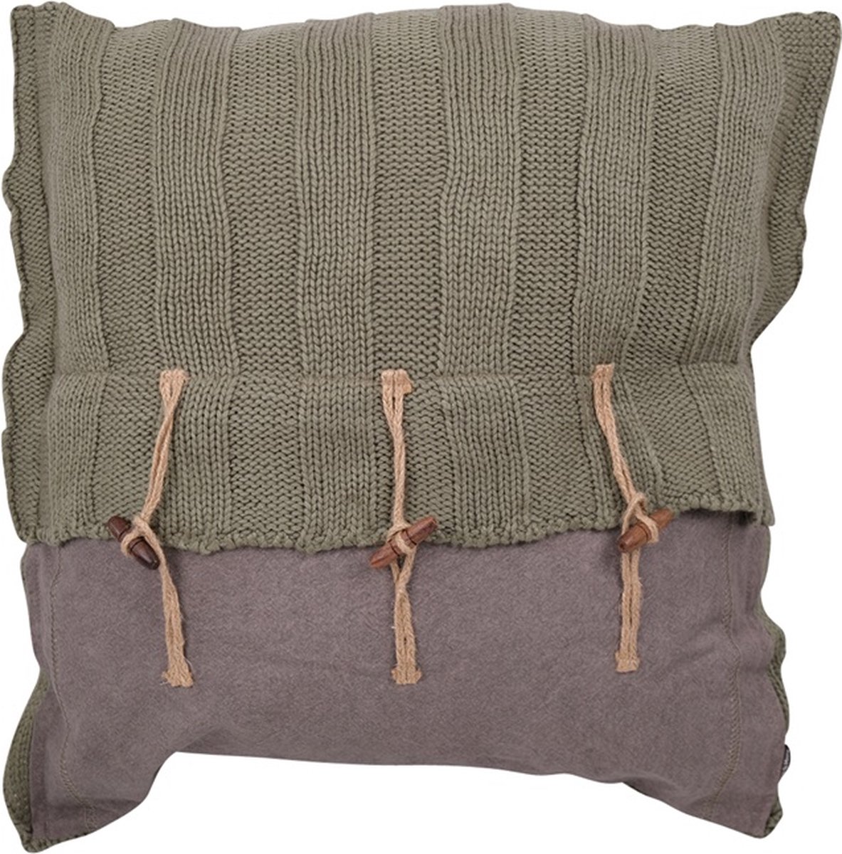 Linen & More Kussen Hamilton Stone Grijs | 45 X 45 | Sierkussen Voor Woonkamer Of Slaapkamer