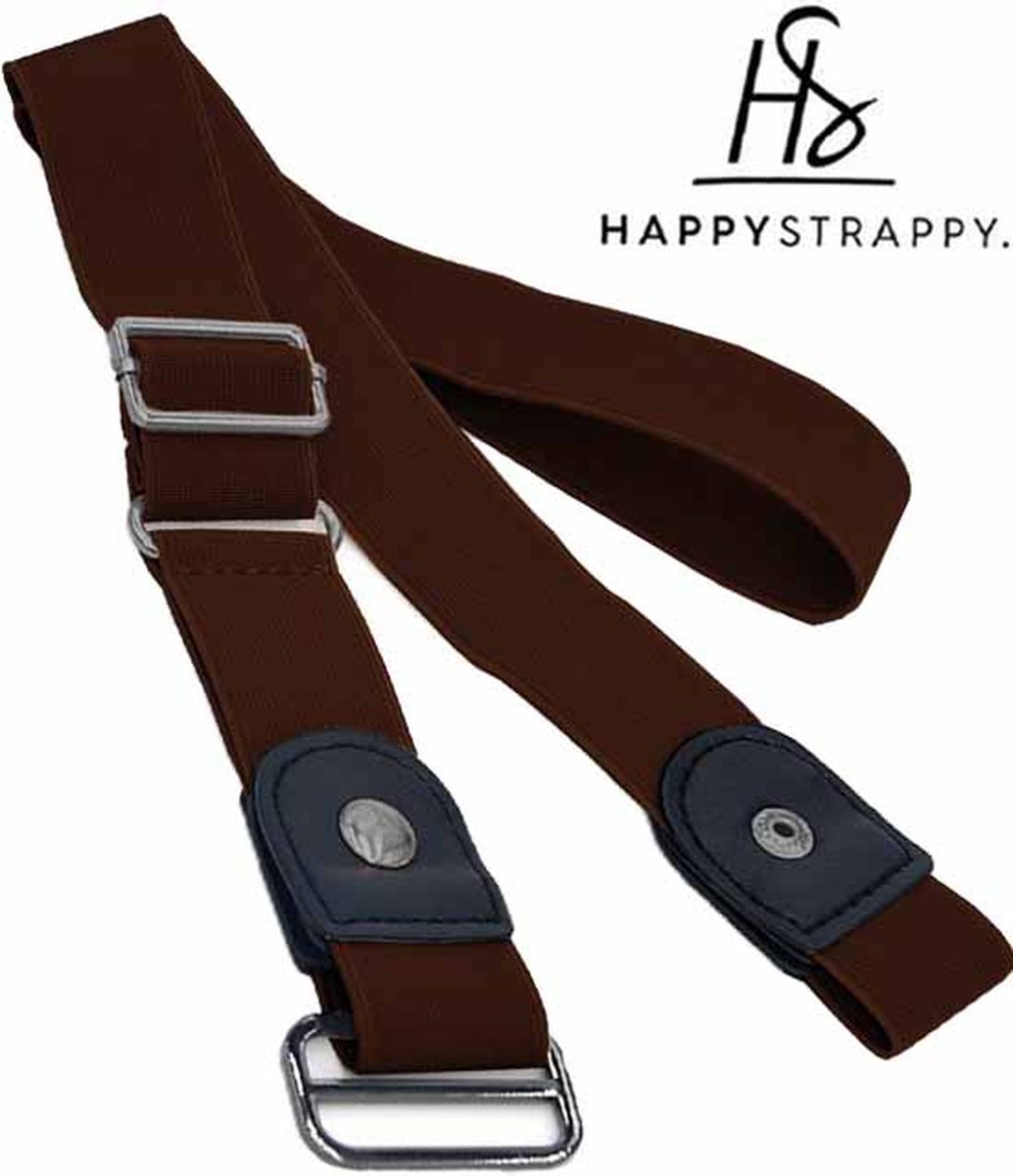 4-pack metalen haak onzichtbare elastische riem, verstelbare gesp vrije