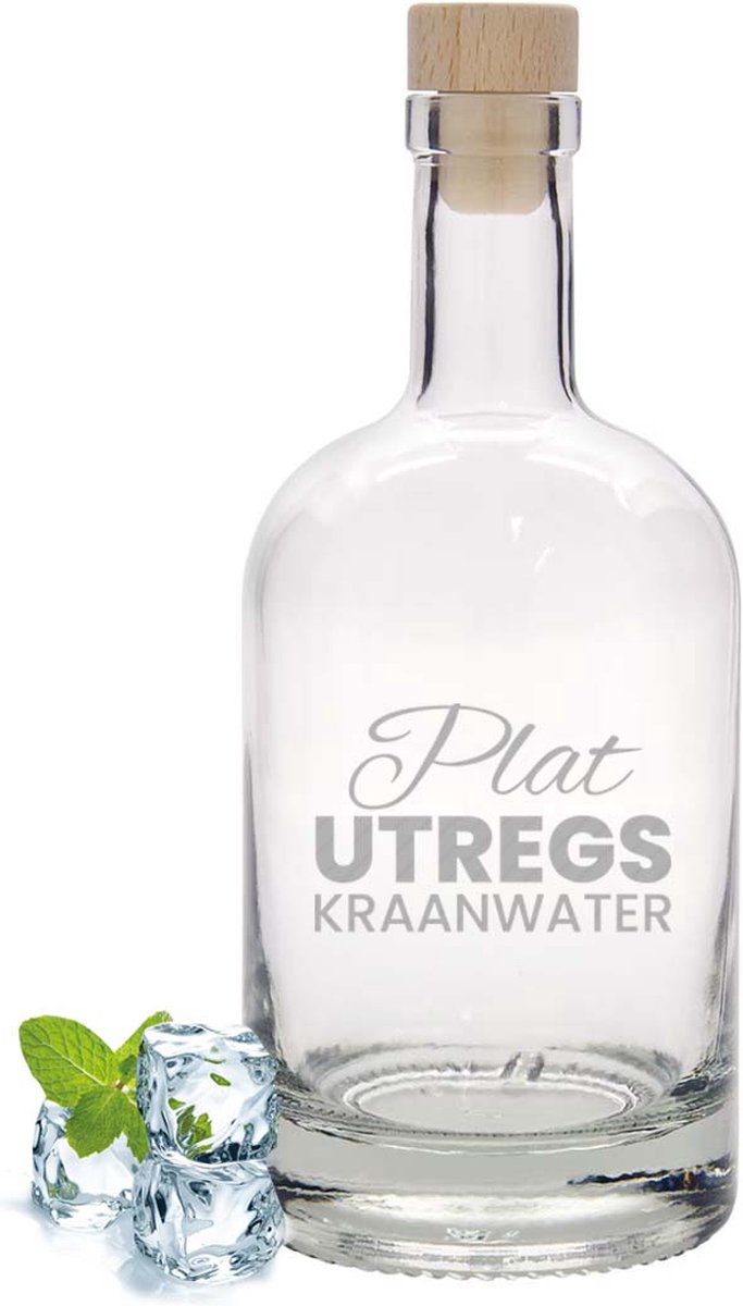 iTRE - Waterkaraf 'PLAT UTREGS' - 50cl