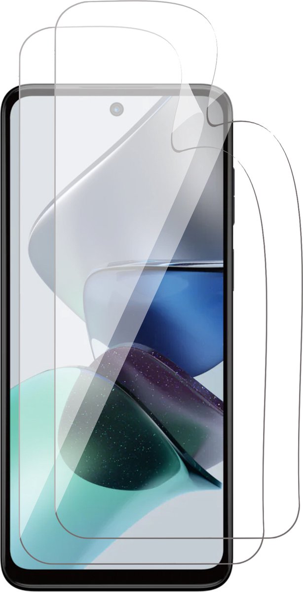 Screenprotector geschikt voor Motorola Moto G23 - 2x FlexGuard Screen Protector