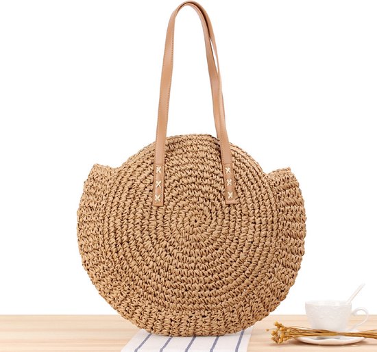 Rotan tas rond shop