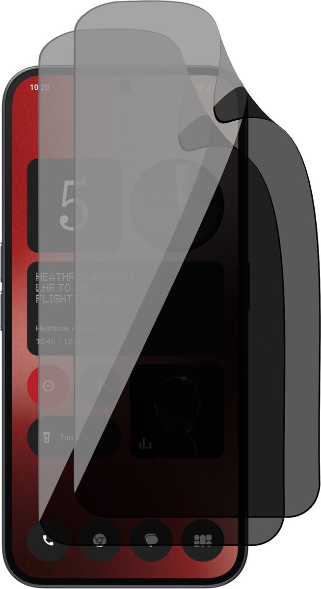 Privacy Screenprotector geschikt voor Nothing Phone 2a - 2x FlexGuard Screen Protector