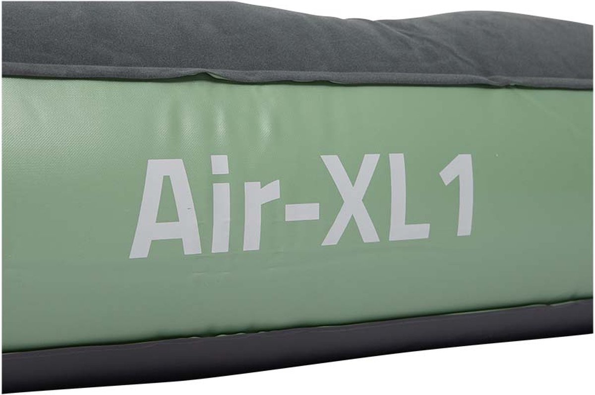 Bo-Camp Luchtbed Velours Air-XL 1 - 200x78x23cm - 1 persoons