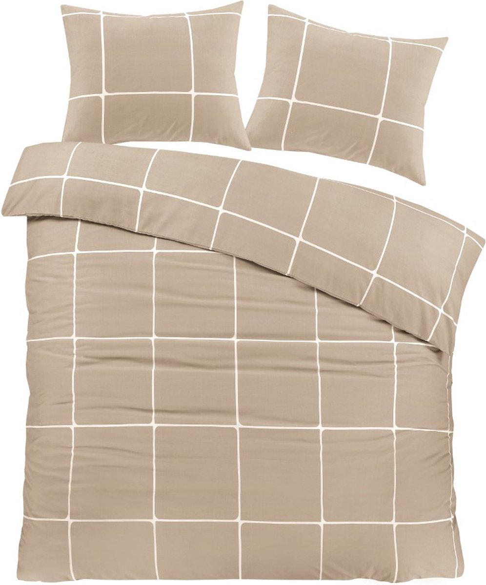 Day Dream Stan - Dekbedovertrek - Tweepersoons - 200x200/220 cm - Beige