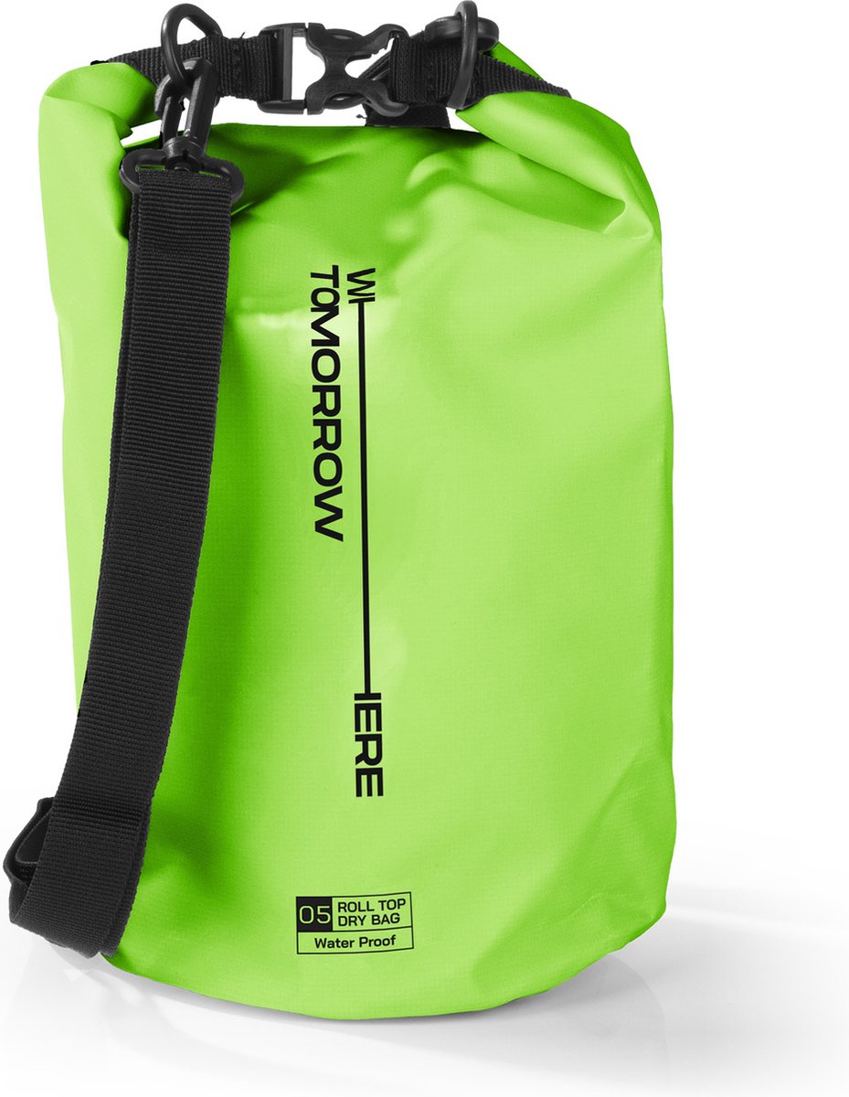 Where Tomorrow PVC dry bag Style 02 5L groen