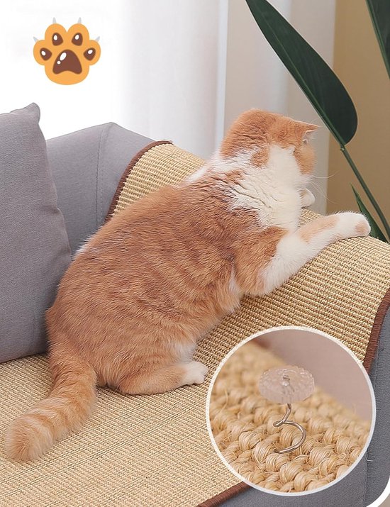 Gravora Zelfklevende Krabmat voor Katten - Bescherm je Meubels