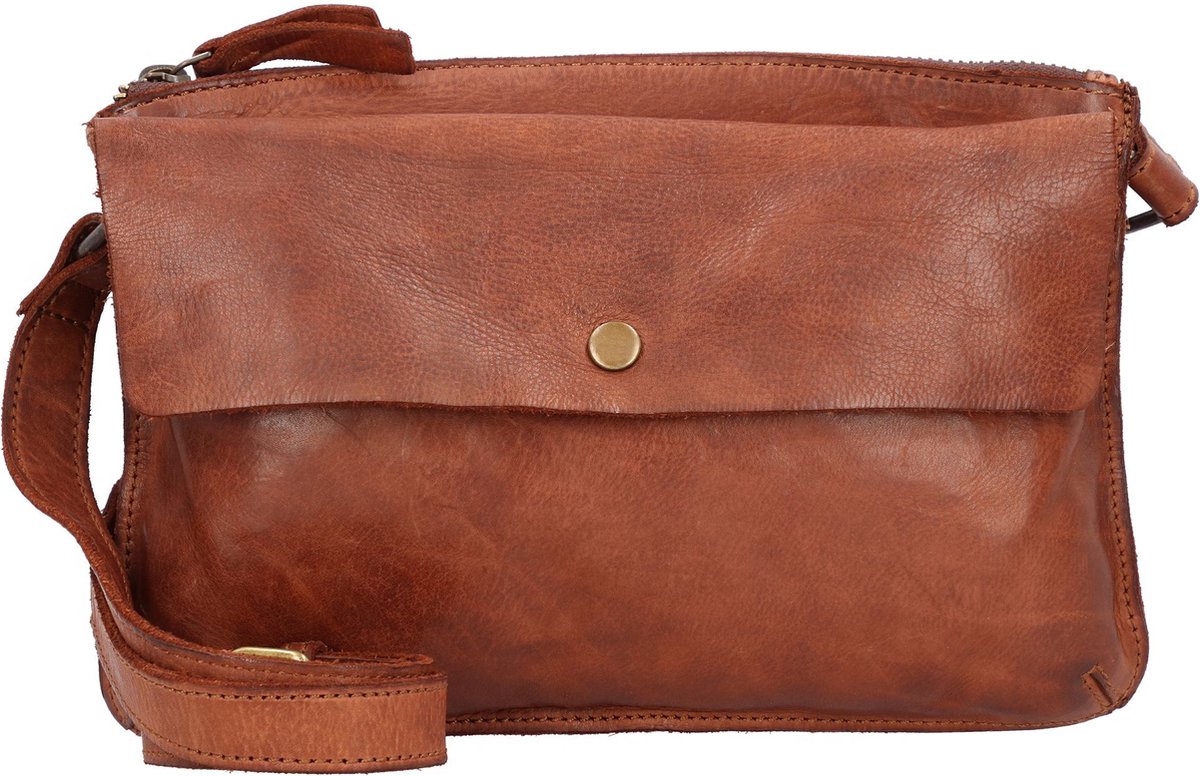 HAROLD'S Leren Schoudertas Submarine Handbag Cognac Bruine