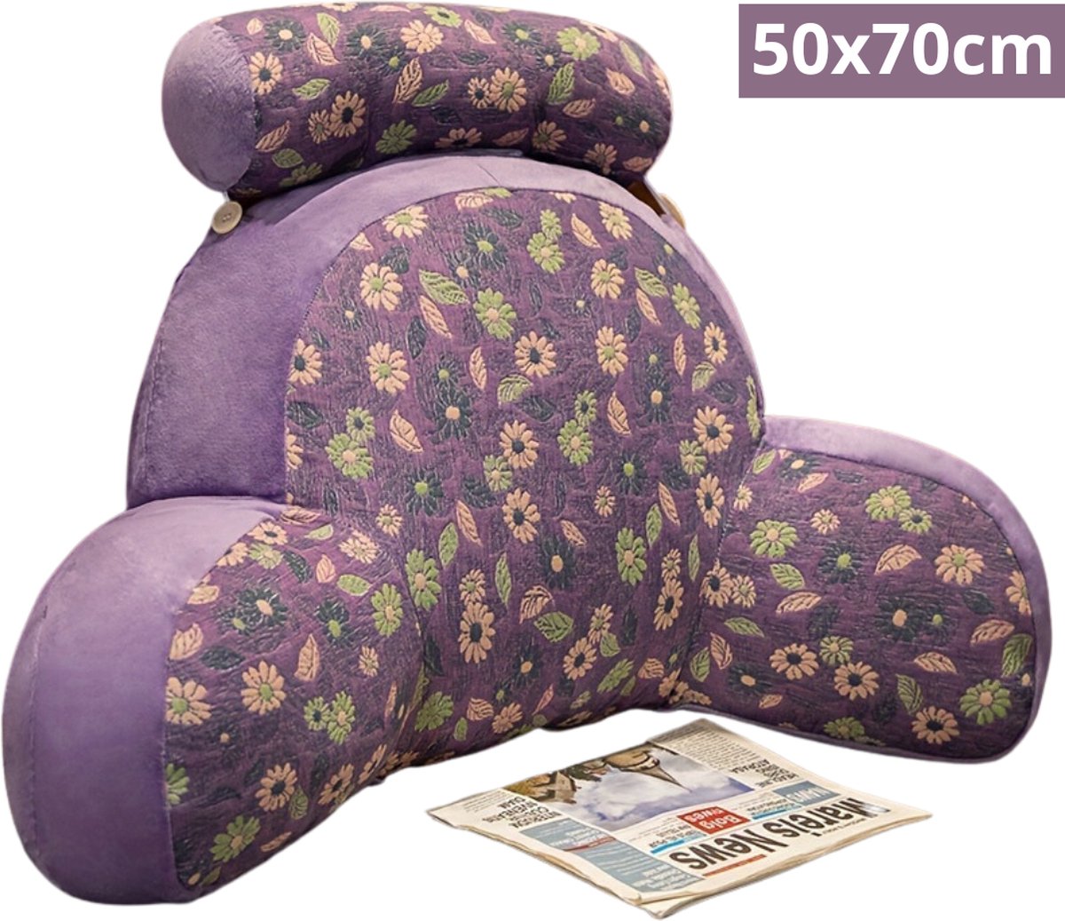 Goedkoopste Nivard Zwangerschapskussen - Zijslaapkussen - Lichaamskussen - Pregnancy Pillow - Maternity Pillow - Zwangerschapskussen XXL - Paars 50x70cm