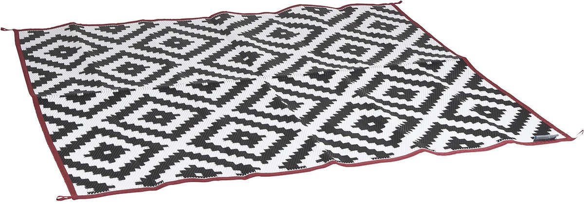 Bo-Camp - Urban Outdoor - Chill mat - Lewisham - L - Zwart/Wit