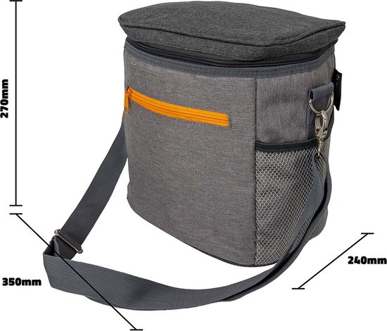 Bo-Camp - Koeltas - Grijs - 20 Liter van Bo-Camp — afbeelding 4