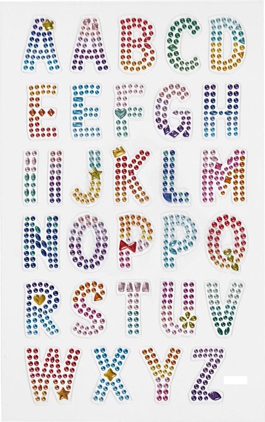 Autocollants Diamond , feuille 15x16,5 cm, 1 feuille