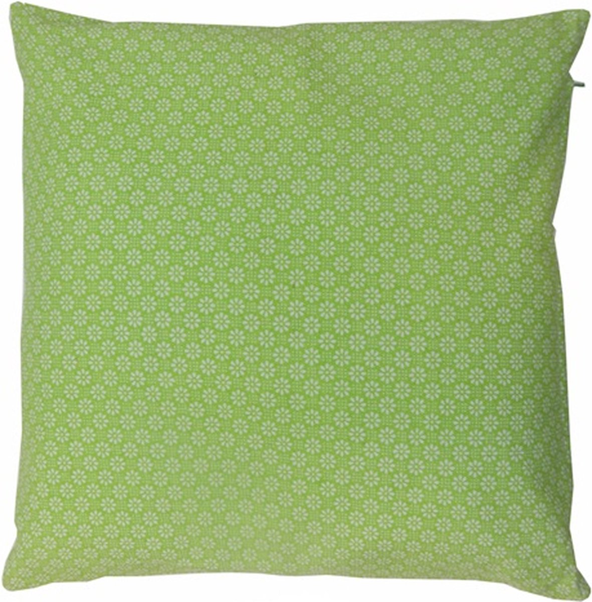Linen & More Kussen Daisy Groen | 45 X 4545 | Sierkussen Voor Woonkamer Of Slaapkamer