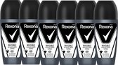 Rexona Men - Deo Roller - Invisible Black & White - 6 x 50 ml