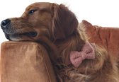 POSHPUP Roze strik voor honden en katten - Hondenstrik / kattenstrik - sterke klittenbandsluiting
