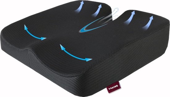 1 stuk Stuitbeenkussen van traagschuim - ergonomisch - geschikt voor het stuitje