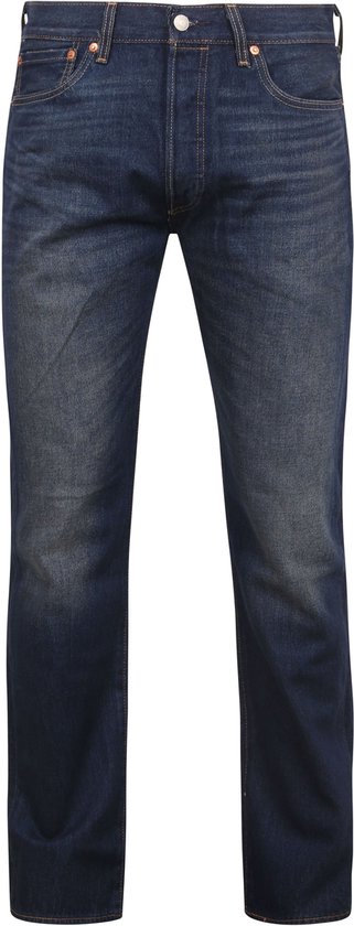Levi's - ’s 501 Jeans Indigo Blauw - Heren - Maat W 34 - L 32 - Regular-fit