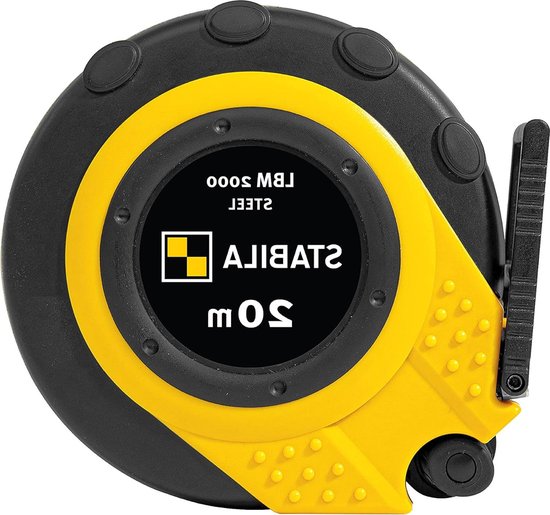 Stabila LBM 2000 Meetlint - 20m Stalen Band Met Nylon Coating