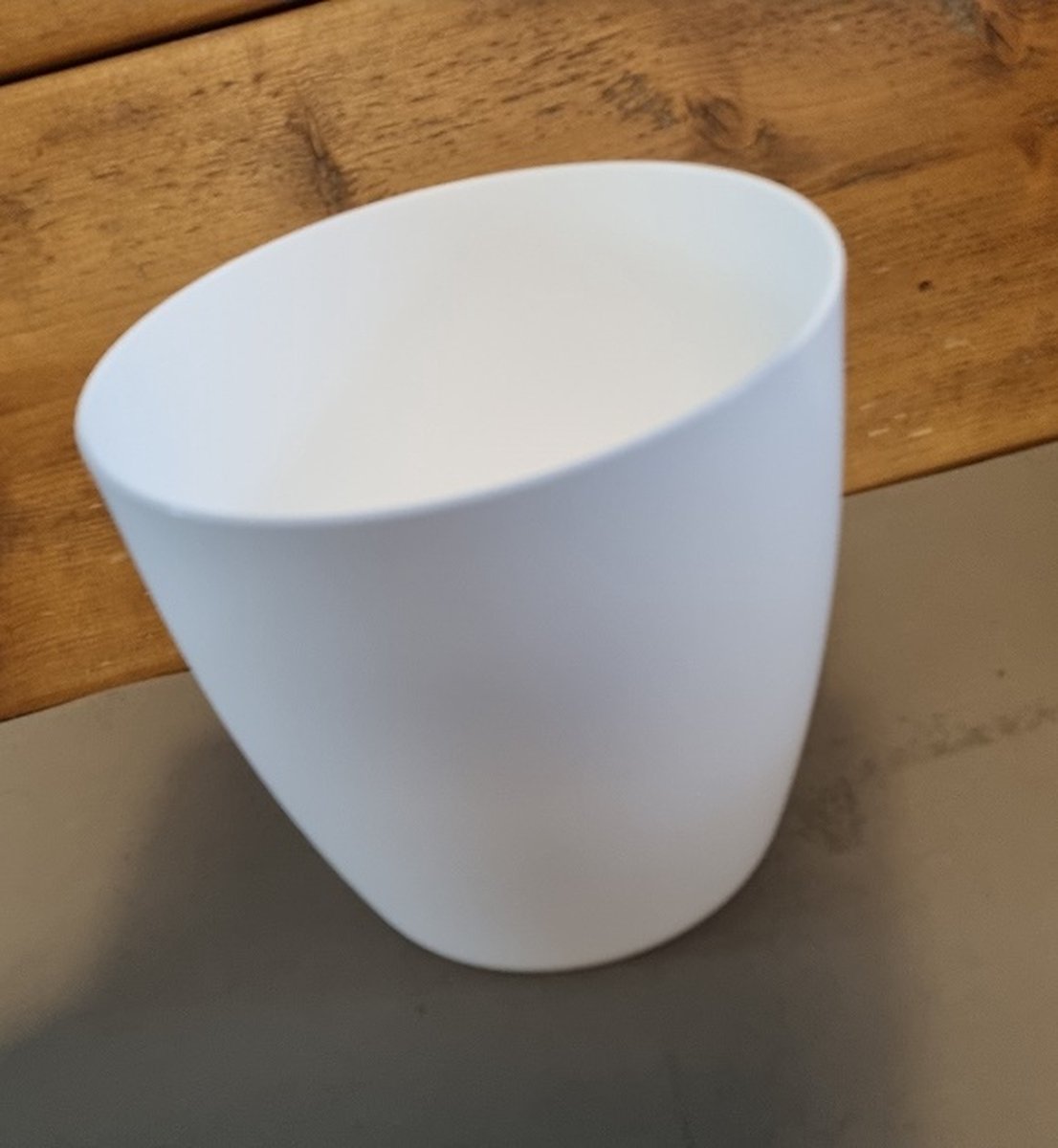 Bloempot BERLIJN rond 30 cm Wit
