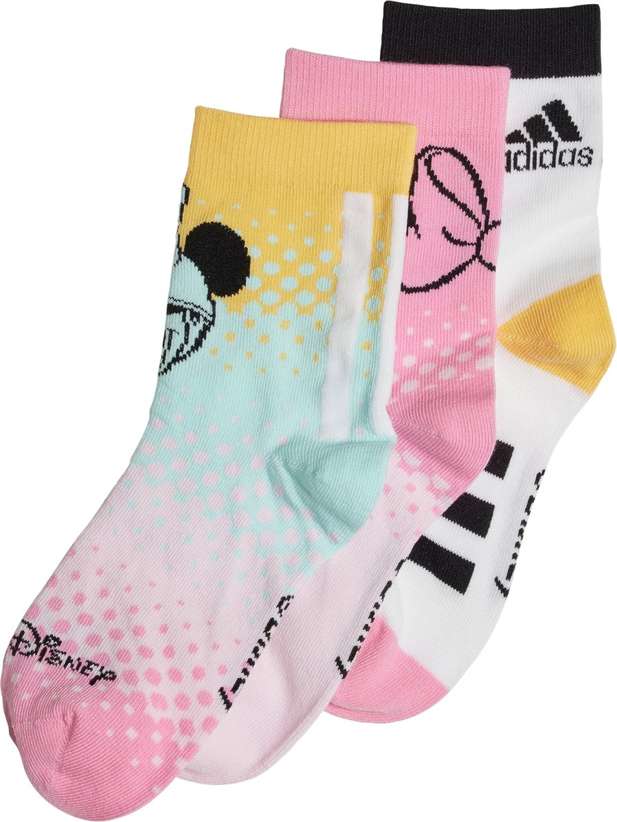 adidas Performance adidas x Disney Minnie Mouse Sokken 3 Paar Kinderen Wit