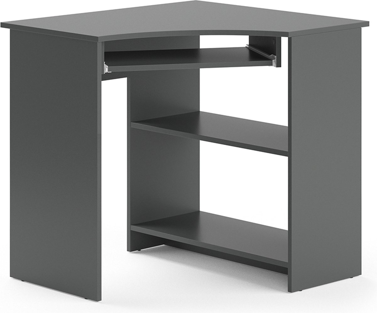 Vicco Odin Hoekbureau – 83 x 76 cm Antraciet