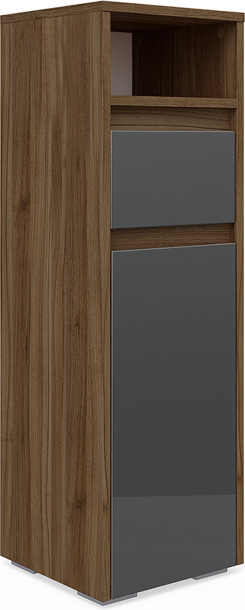 Vicco Majest Halfhoge kast – 30.2 x 96.3 cm Antraciet Hoogglans