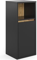 Vicco Midi cabinet Viktor, anthracite/Goldkraft Oak, 40.2 x 88 cm