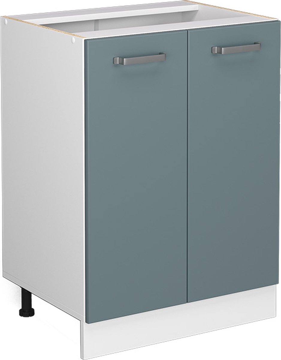 Vicco R-Line Keukenonderkast – 60 cm, WB Eik Blauw-grijs