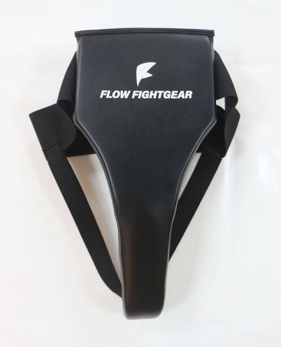 Flow Fightgear Kruisbeschermer - PU - Dames - Zwart - maat S