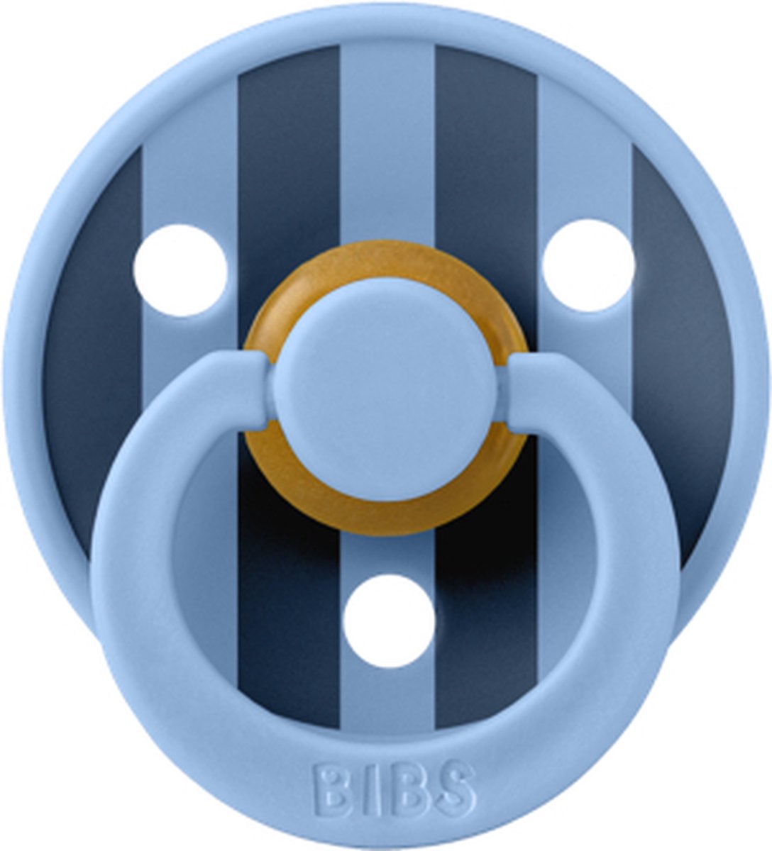 Goedkoopste BIBS Studio Colour Block Sky Blue, maat 1 - 0-6 maanden