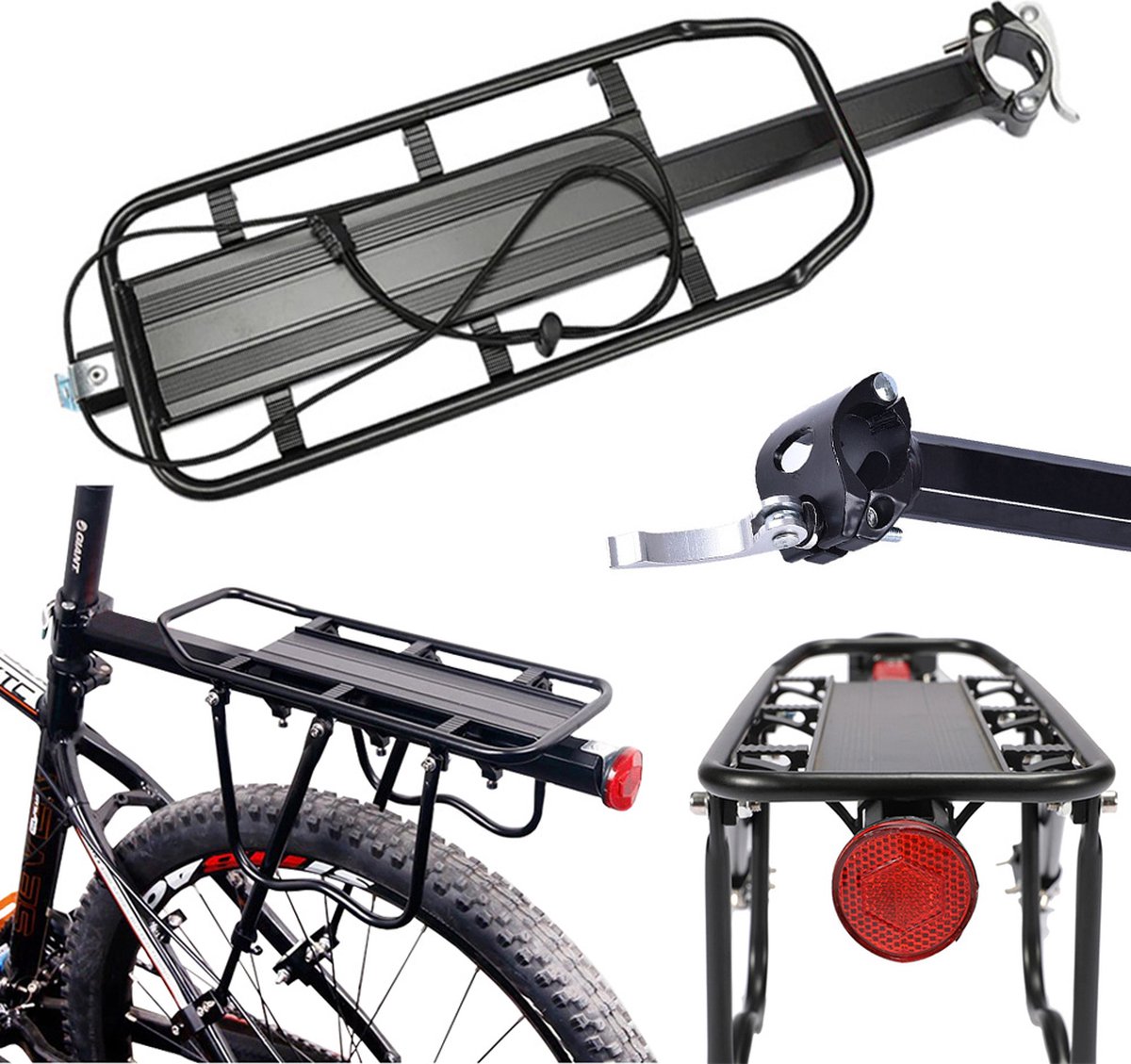 Bagagedrager Fiets Zwart ProX Mountainbike/Stadsfiets - Tot 30 KG – foto 2