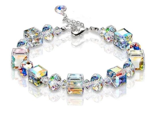 Bracelet cube cristal