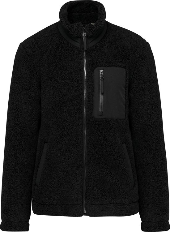 Native Spirit Ecologisch uniseks sherpa jasje NS604 - Black - 3XL