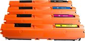 Toner Geschikt voor HP 130A Cartridge Multipack / (CF350A, CF351A, CF352A en CF353A) | Geschikt voor HP Color Laserjet Pro MFP M176N, M177FW & M170 Series