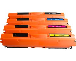 Inktkenners Toner Geschikt voor HP 130A Cartridge Multipack / (CF350A, CF351A, CF352A en… - Geschikt voor HP Color Laserjet Pro MFP M176N, M177FW & M170 Series