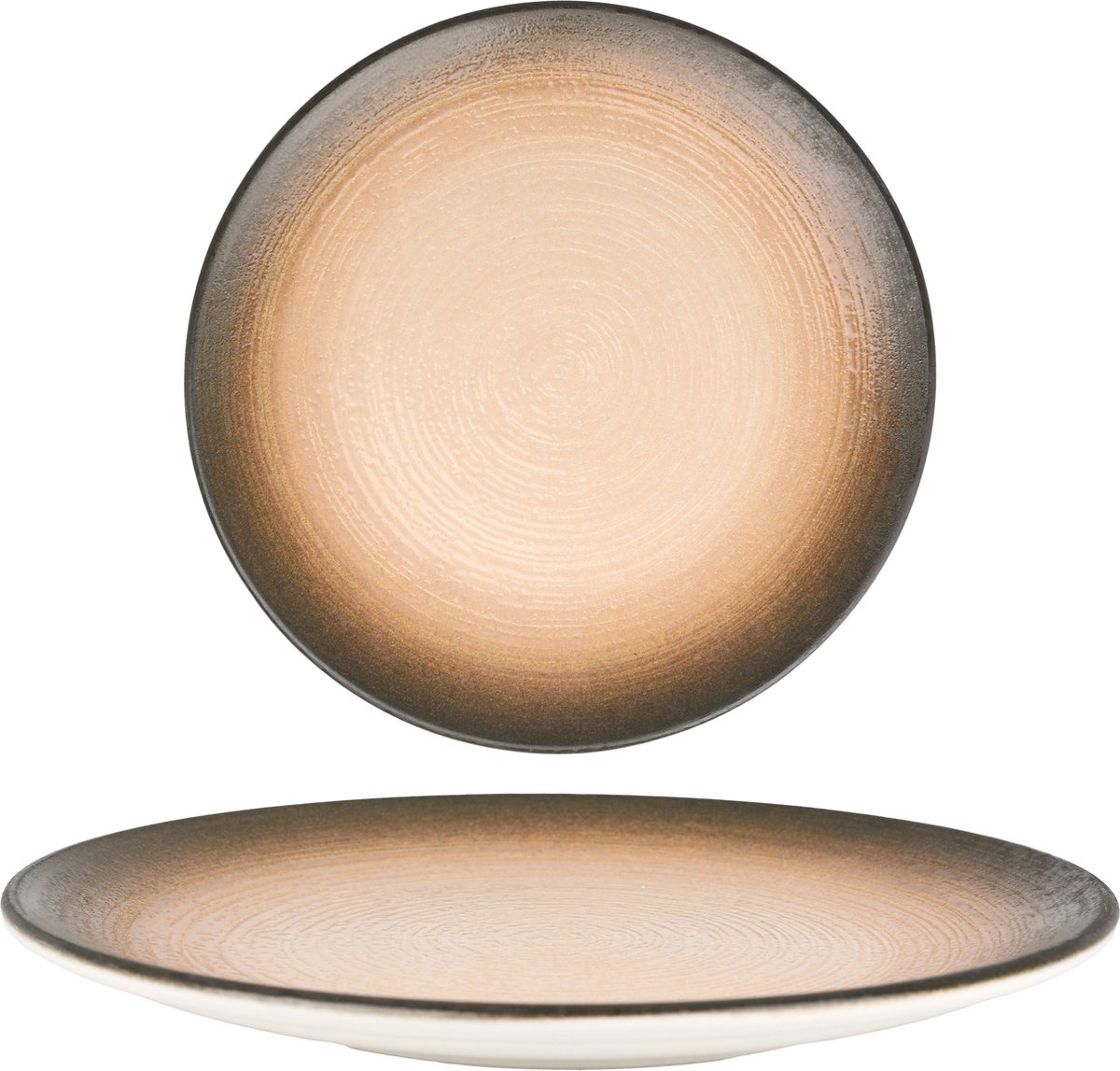 ID Fine Dessertbord - Canyon - Porselein - 21 cm - set van 6