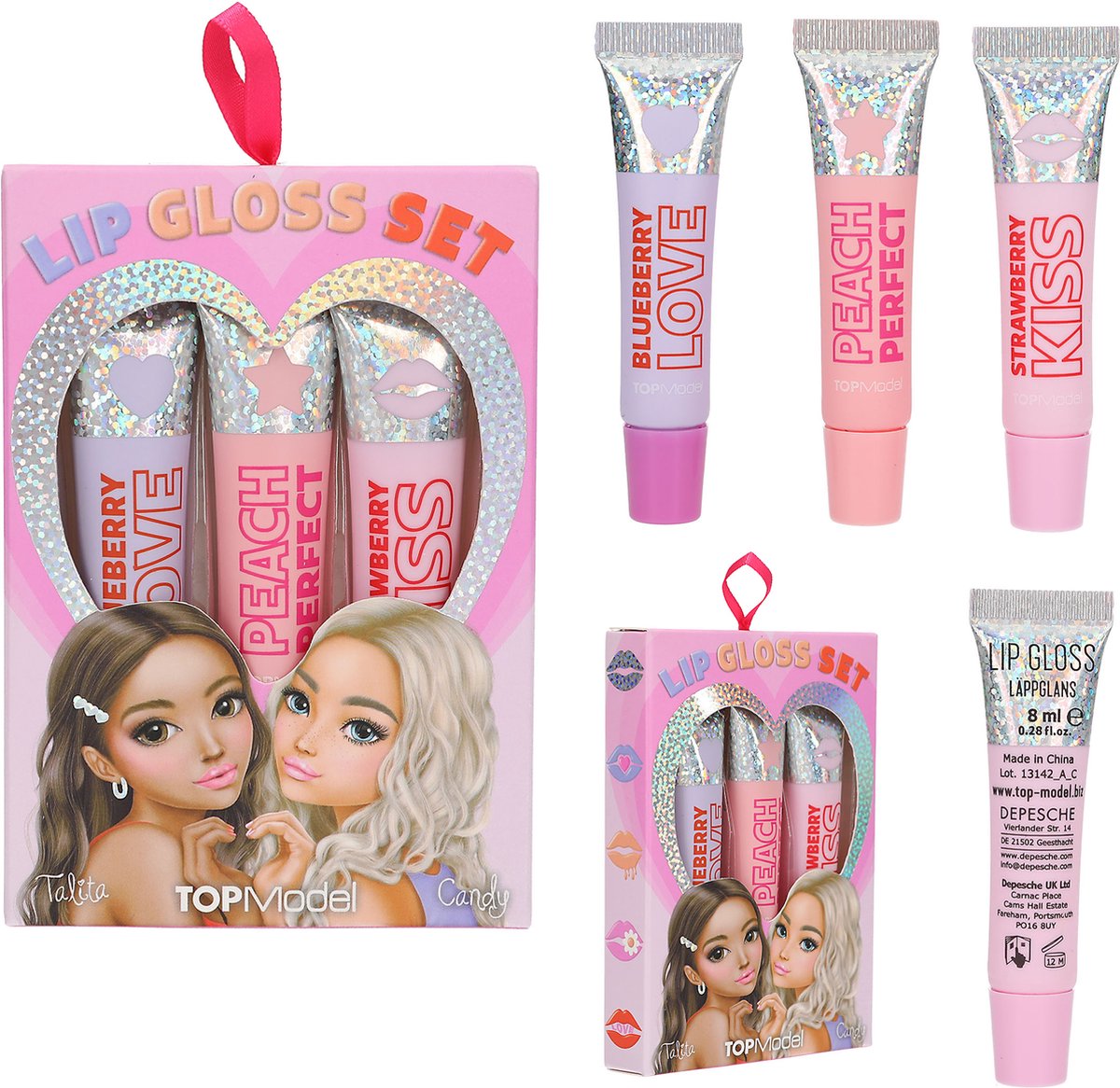 TOPModel lipgloss holo BEAUTY and ME