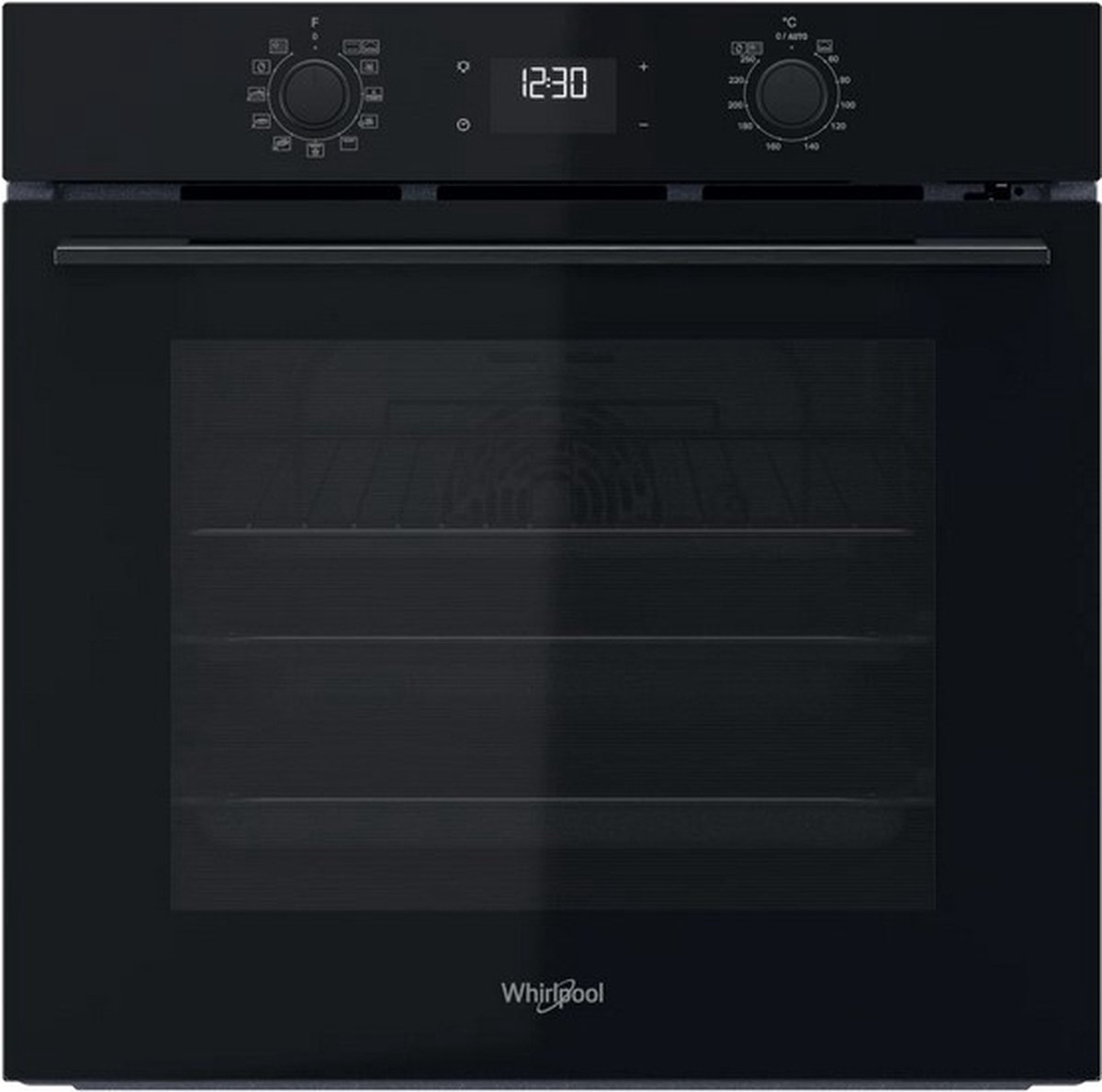 Whirlpool OMK58RU0B Middelmaat Elektrische oven 71 l 3300 W 71 l Hydrolytisch + Pyrolytisch