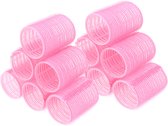 Krulspelden - 12 pack - Kleefrollers - Zelfklevend - Heatless Curls - Haar - Rollers - Hair curler - Krullen zonder hitte - Groot