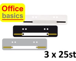 Snelhechtstrip Office Basics - PP - 3 x 25 stuks - mix