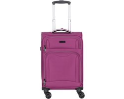 d & n Travel Line 9204 4 wielen Cabinewagen 55 cm - Zachte bagage - TSA slot - purple