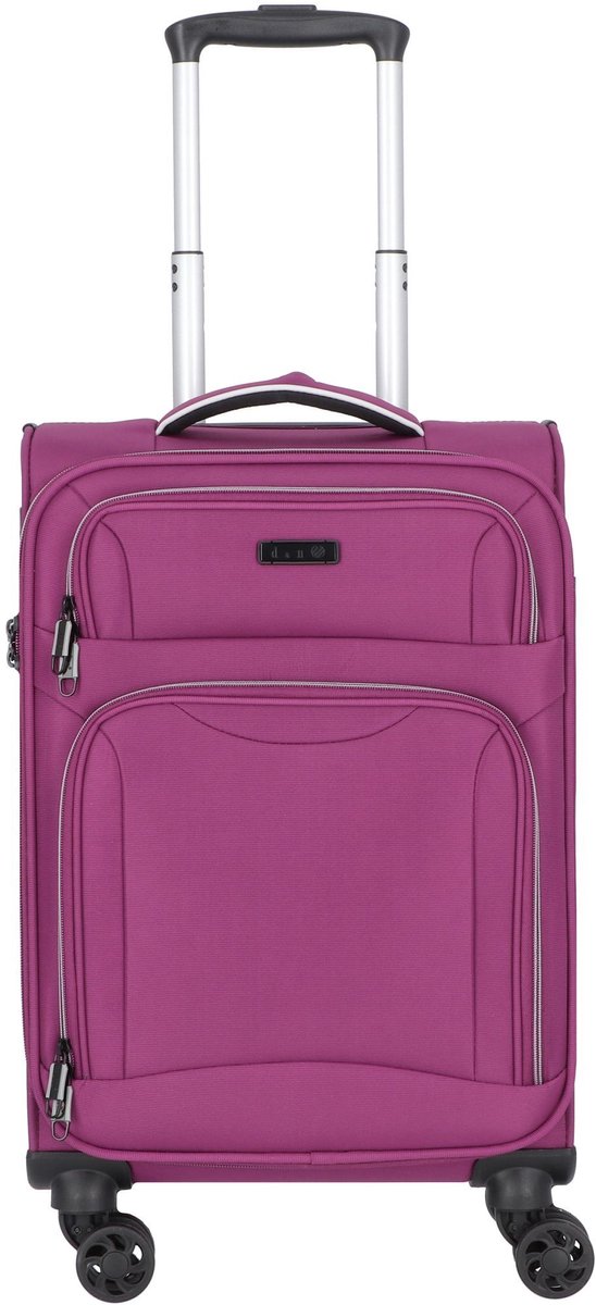 d & n Travel Line 9204 4 wielen Cabinewagen 55 cm - Zachte bagage - TSA slot - purple