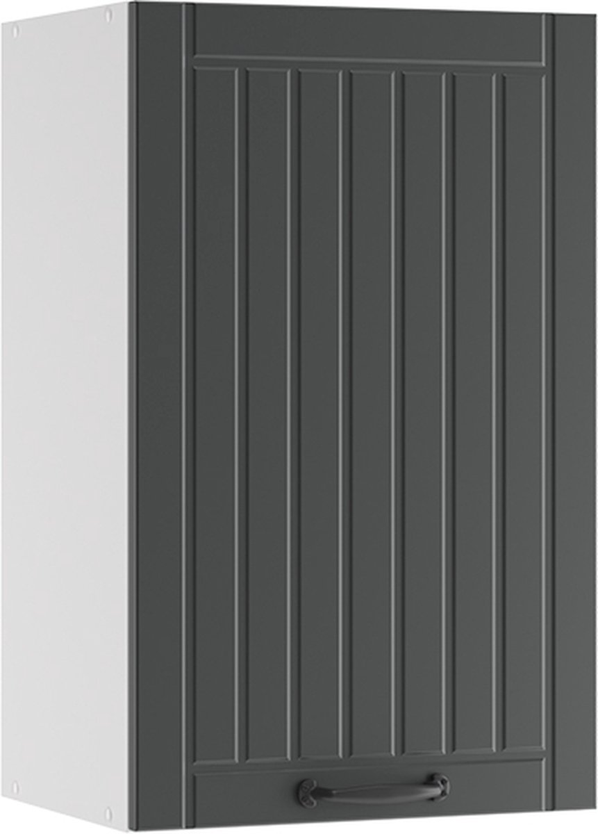 Vicco Fame-Line Hangkast – 45 cm Antraciet landhuis Donkergrijs/Wit
