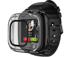 Hoesje voor Xplora XGO 2 - Harde beschermhoes transparant scherm gehard glas