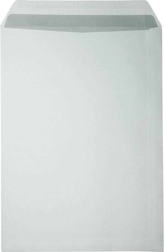 DULA - Enveloppes C4 format A4 blanc - 229 x 324 MM - 250 pièces - Autocollant avec bande adhésive - 120 Grammes